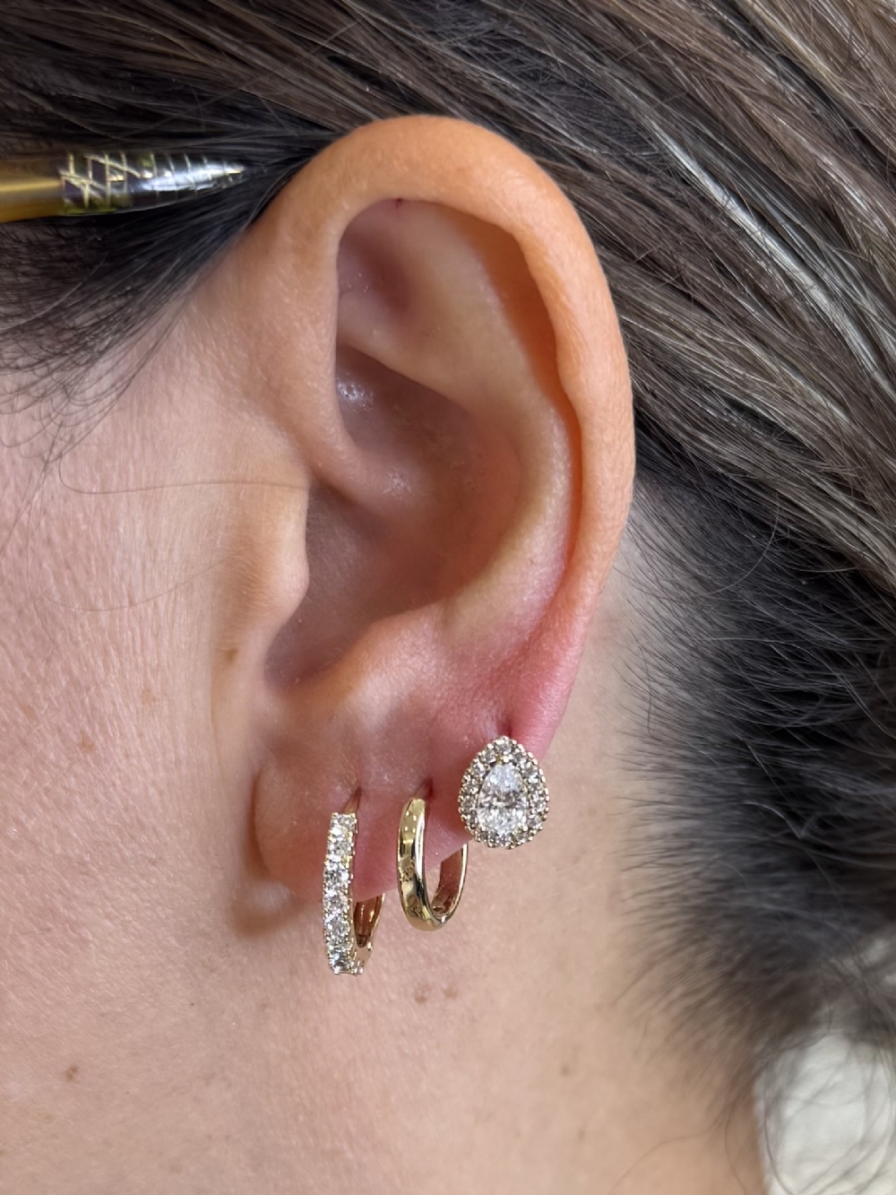 CRYSTAL TEAR ÜÇLÜ KÜPE KOMBİNİ